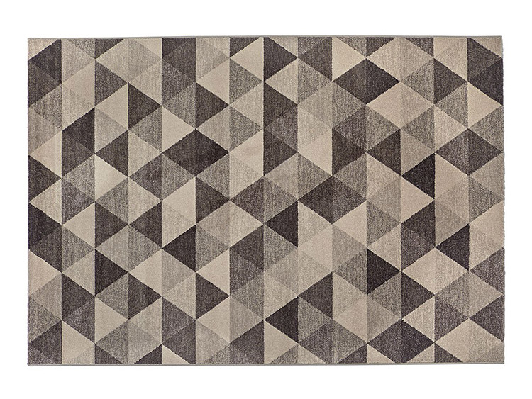 tendenze di arredamento con il colore grigio - tappeto
