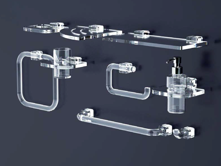 accessori bagno plexiglas