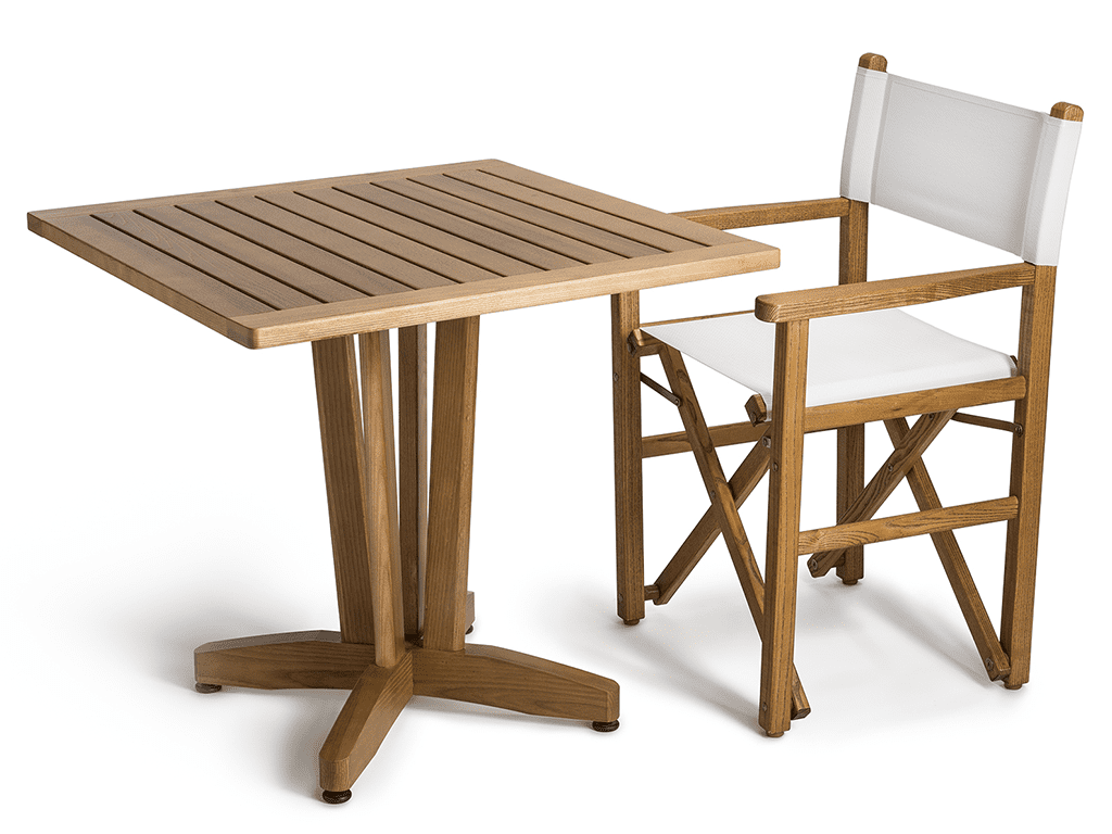 tavolo e sedie da giardino
