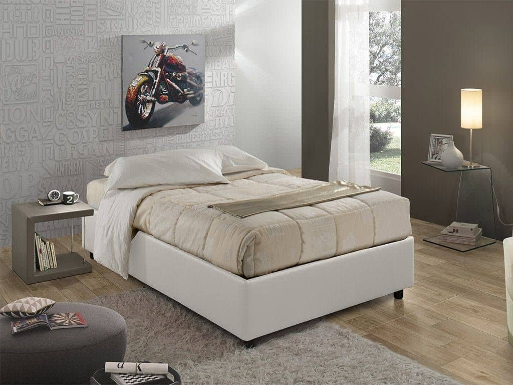 letto sommier ecopelle