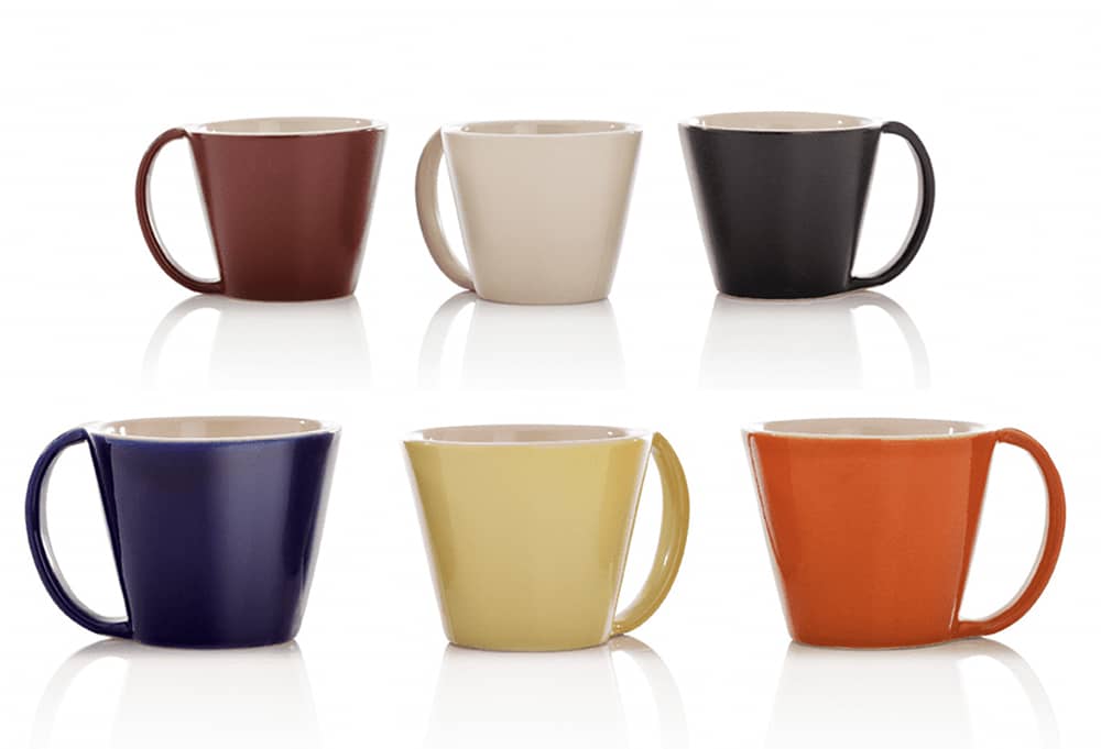 tazza in ceramica colorata