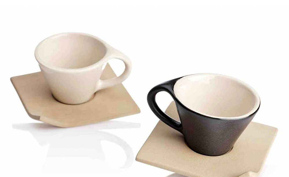 tazzine da caffè in ceramica