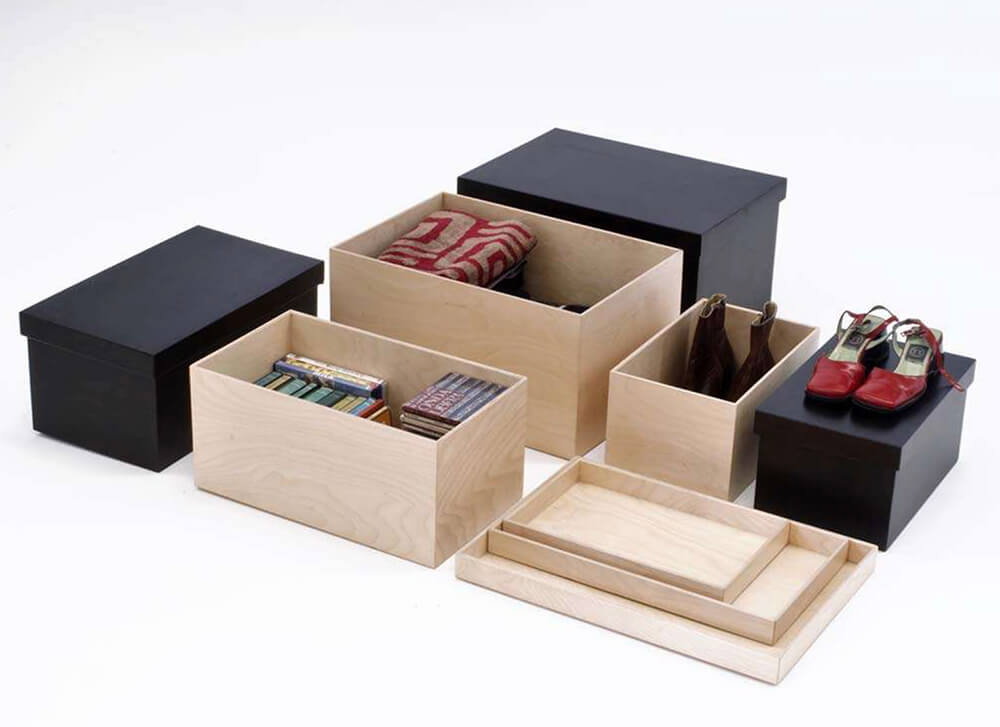 scatole portaoggetti legno