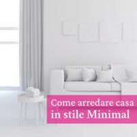 stile d'arredo minimal