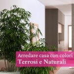 arredo casa con tinte naturali e terrose