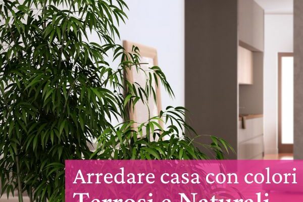 arredo casa con tinte naturali e terrose