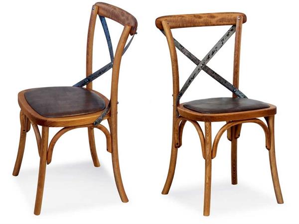 Sedia vintage legno
