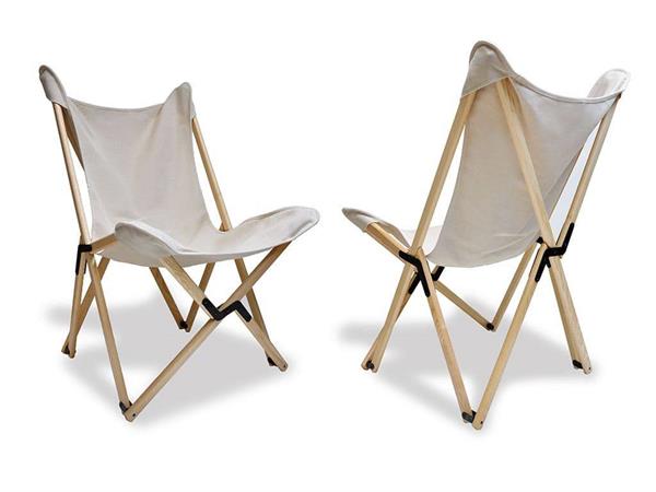 sedia tripolina pieghevole